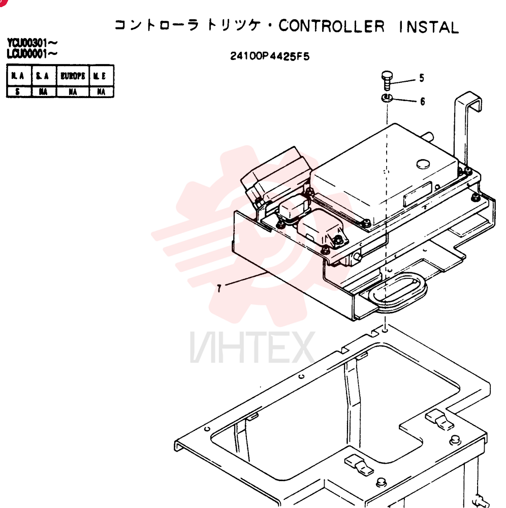 CONTROLLER INSTAL 24100P4425F5