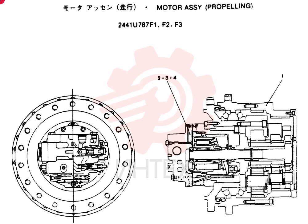 HYDRAULIC MOTOR 2441U787F1