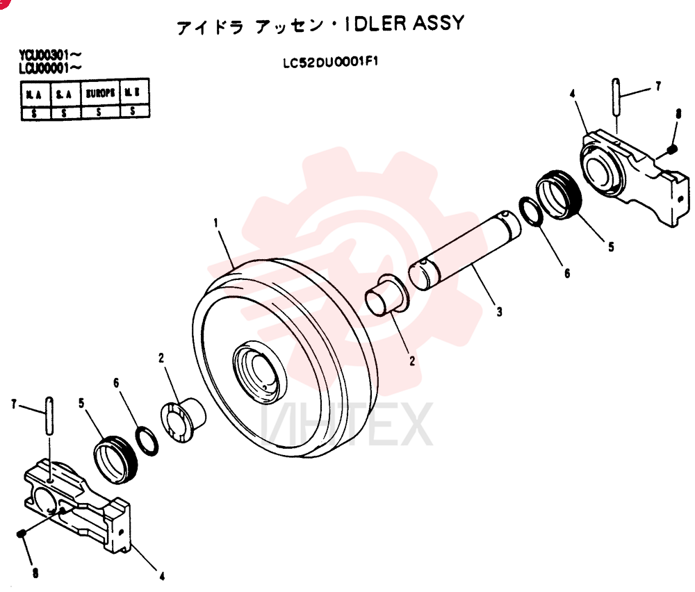 IDLER LC52DU0001F1