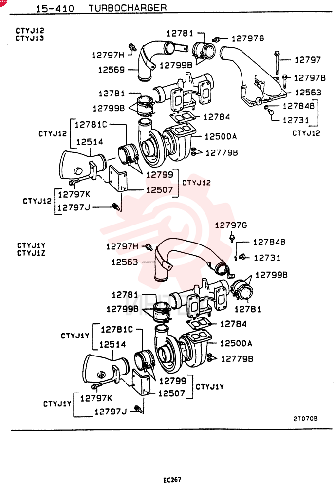 TURBOCHARGER VAME157416 (1)