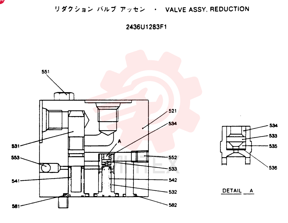VALVE PRESSURE RELIE 2436U1283F1