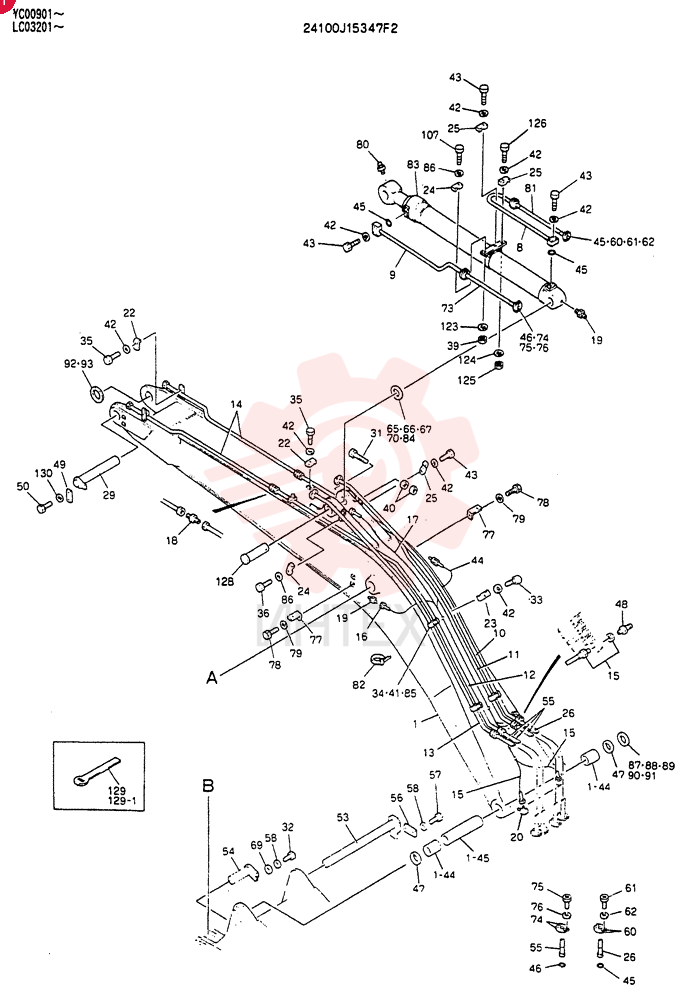 BOOM ASSY, 6.47M 24100J15347F2 (1)