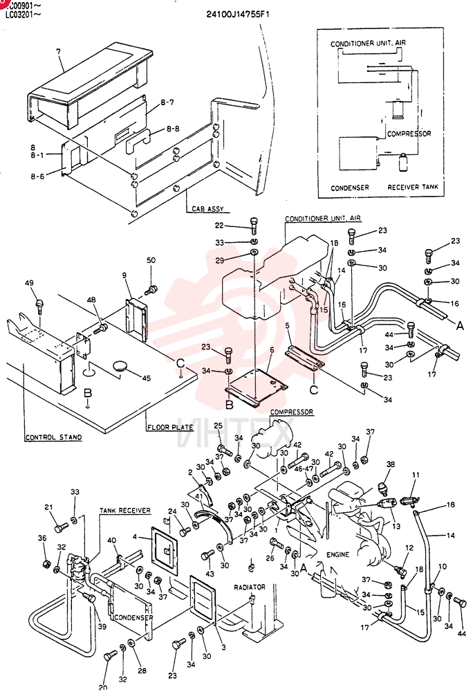 CONDITIONER GROUP,AIR, Serial Range: YC00901-YC00923