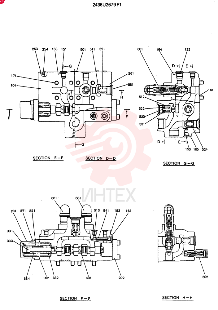 CONTROL VALVE 2436U2679F1