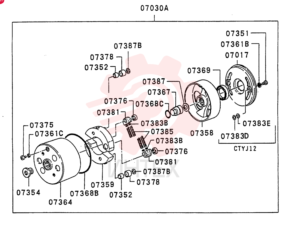 COVER. INACTION PUMP TIMER 9107-1