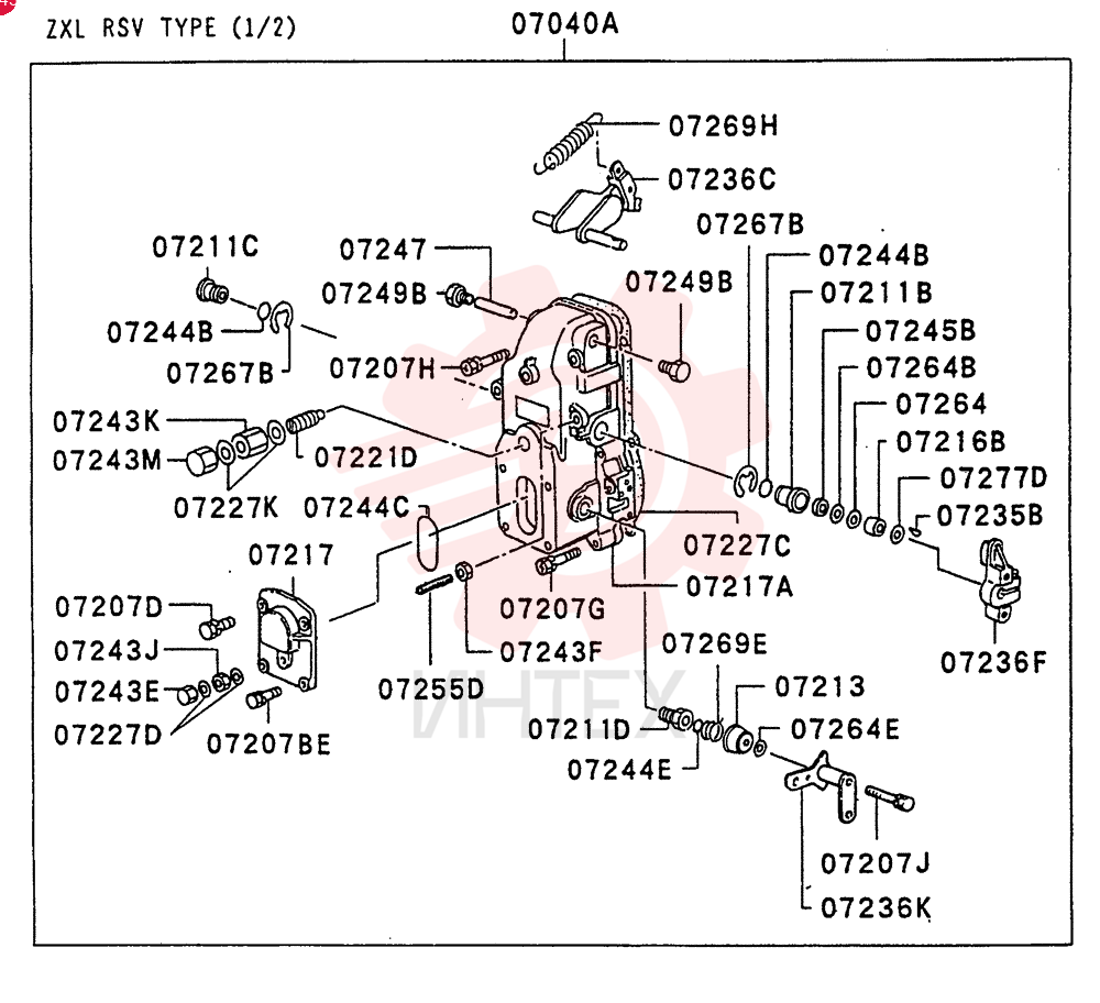 GOVERNOR ASSY, INJECTION PUMP RSV 9107-1 VAME730780 (2)