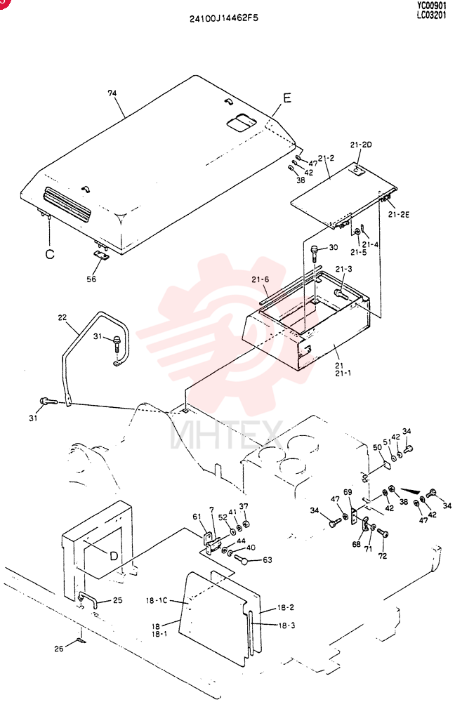 GUARD ASSY 24100J14462F5 (1)