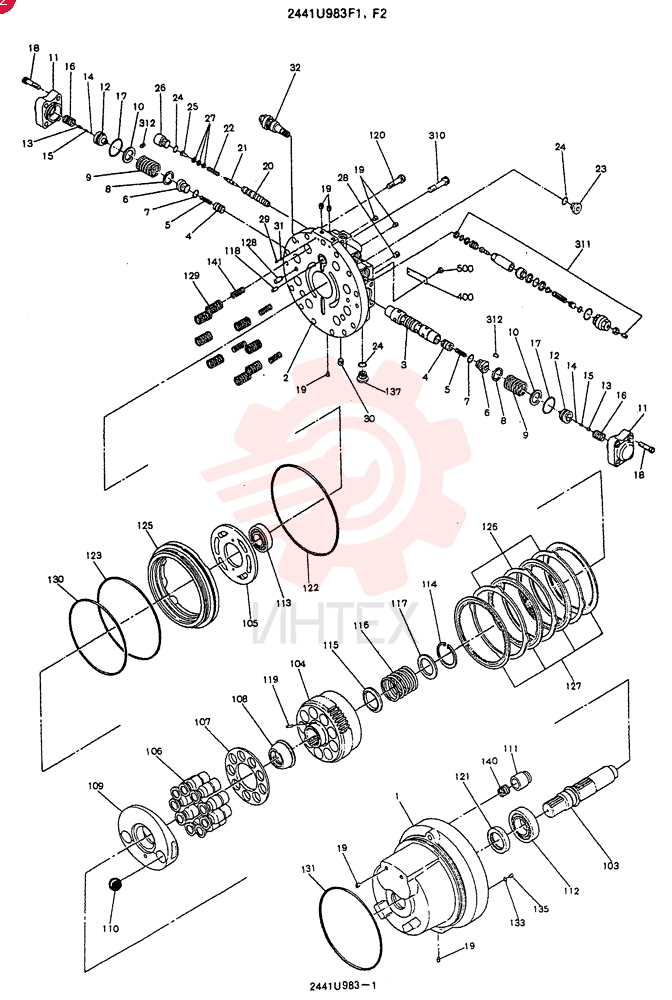 HYDRAULIC MOTOR 2441U983F1
