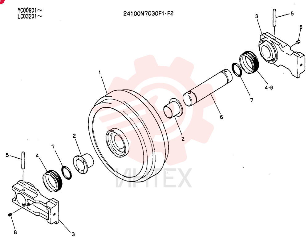IDLER 24100N7030F1