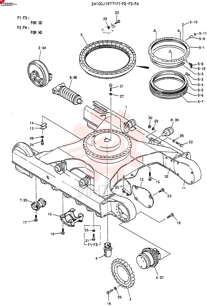 INSTAL, LOW, Serial Range: LC03201-LC03527