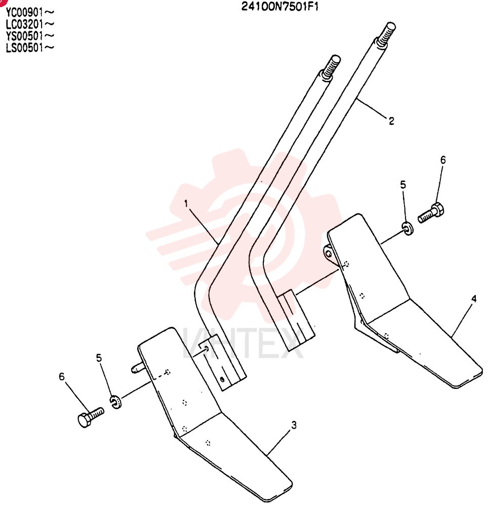 LEVER 24100N7501F1