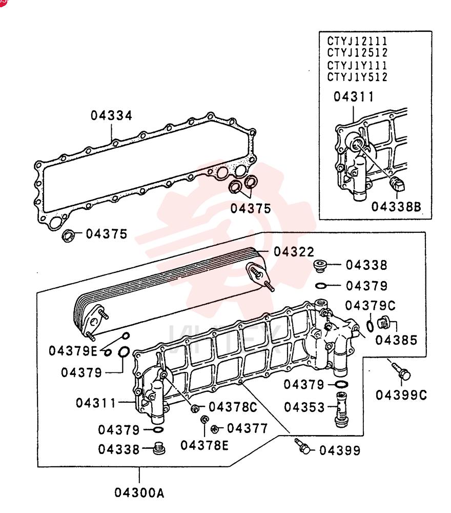 OIL COOLER VAME054547