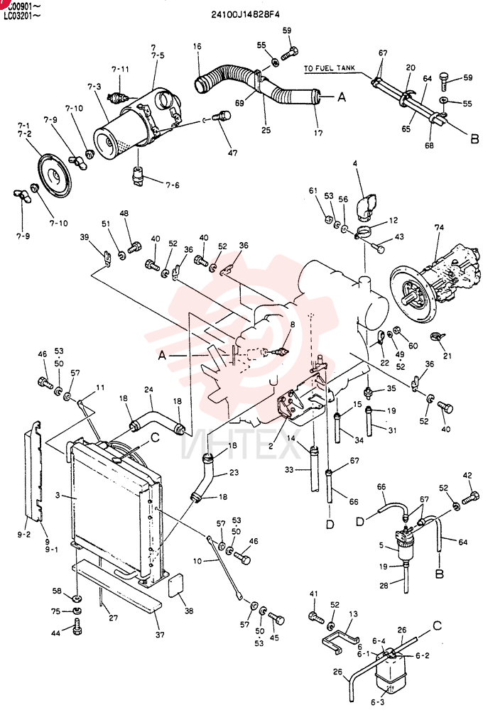 POWER-PLANT ASSY 24100J14828F4