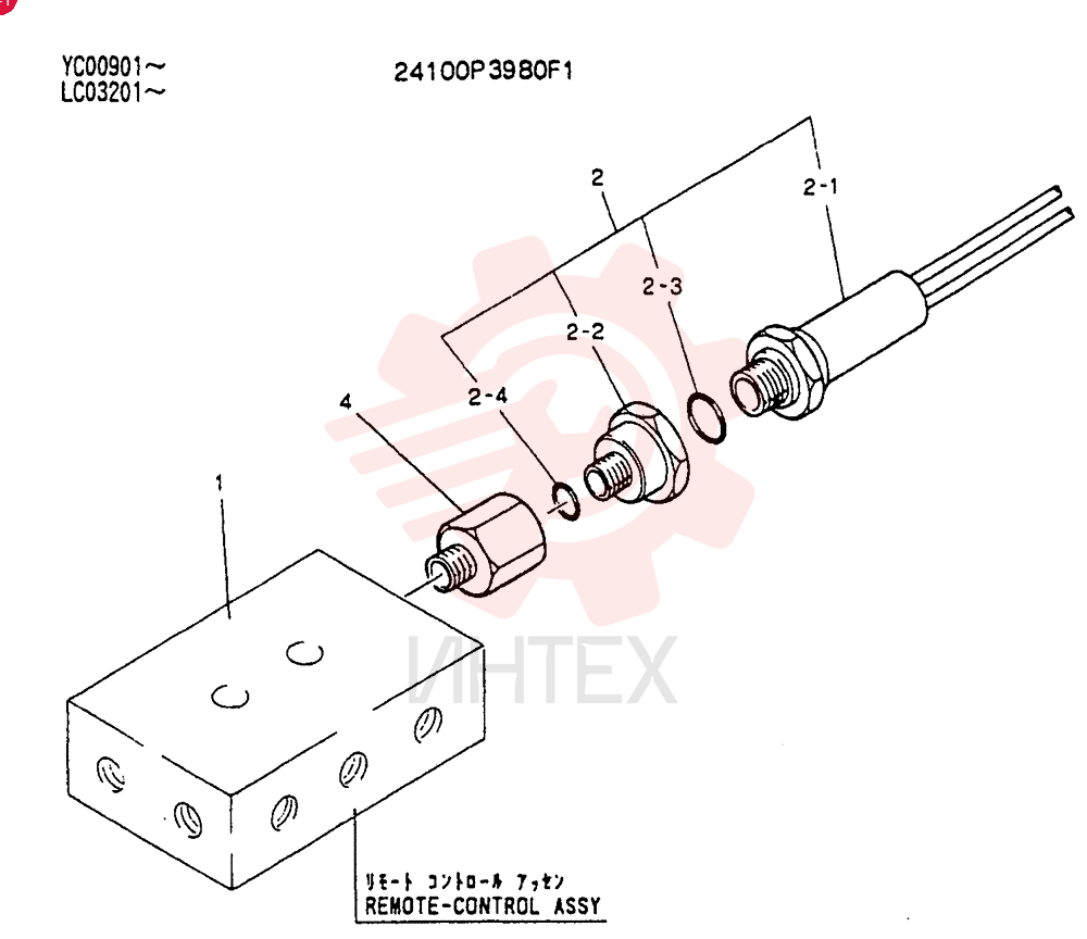 SWITCH ASSY. PRESSURE 24100P3980F1