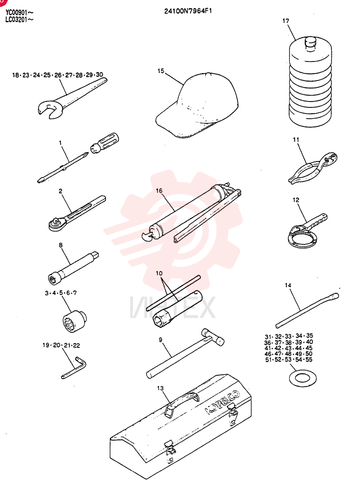 TOOL ASSY 24100N7964F1