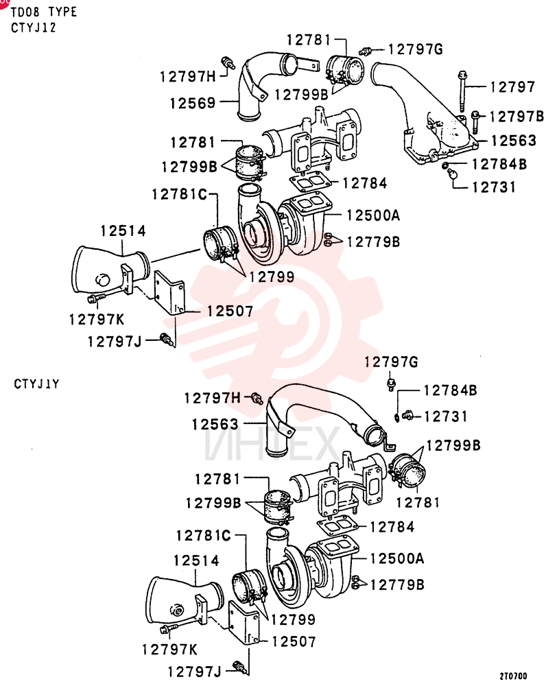 TURBOCHARGER VAME157416 (2)