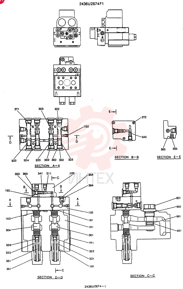 VALVE 2436U2674F1