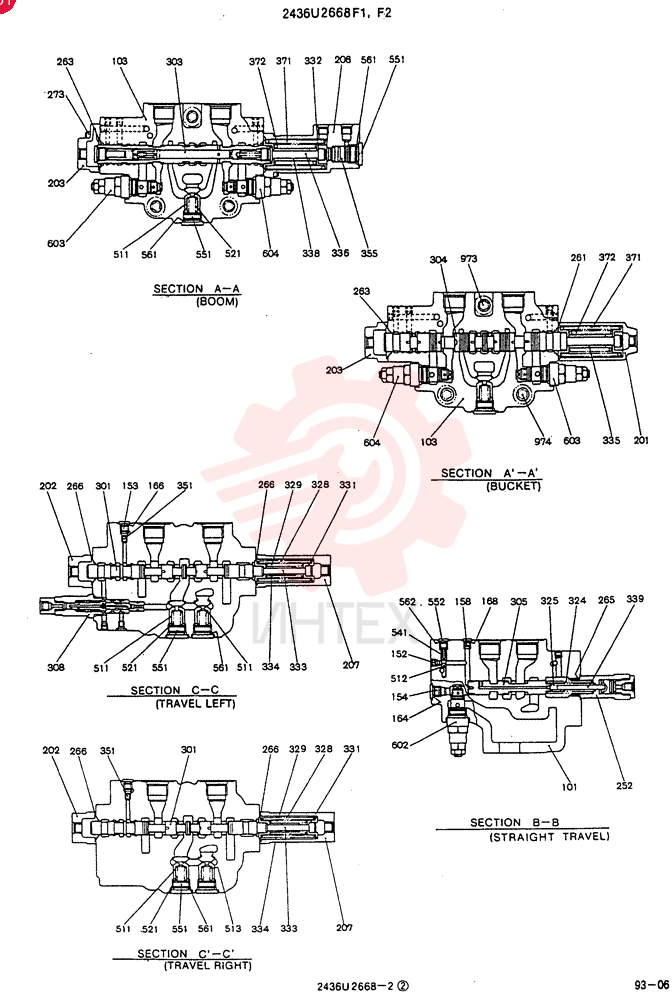 VALVE ASSY. CONTROL 2436U2668F1 (2)