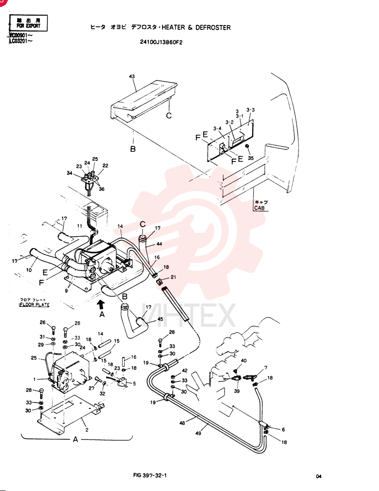 HEATER & DEFROSTER 24100J13860F2