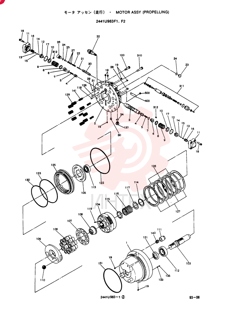 HYDRAULIC MOTOR 2441U983F1