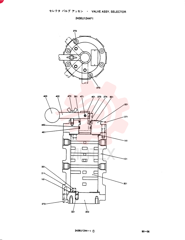 VALVE 2436U1244F1