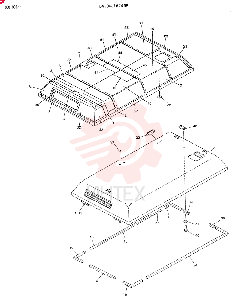 COVER 24100J16745F1