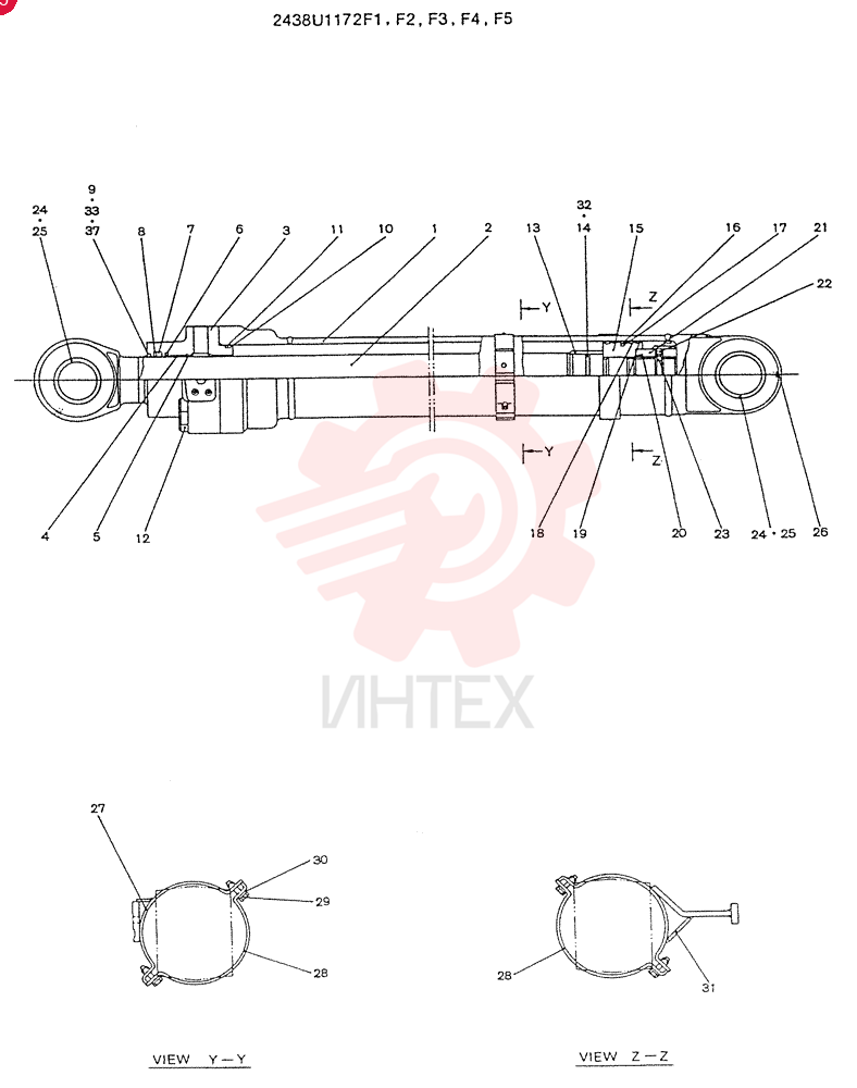 CYLINDER 2438U1172F1
