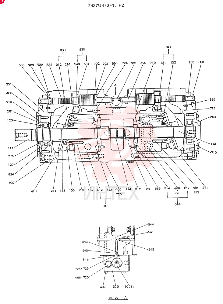 HYDRAULIC PUMP 2437U470F1