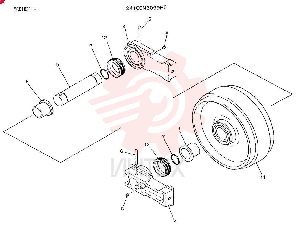 IDLER 24100N3099F5
