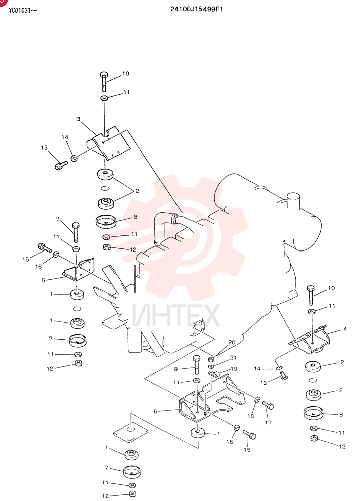 INSTAL, ENGINE 24100J15499F1