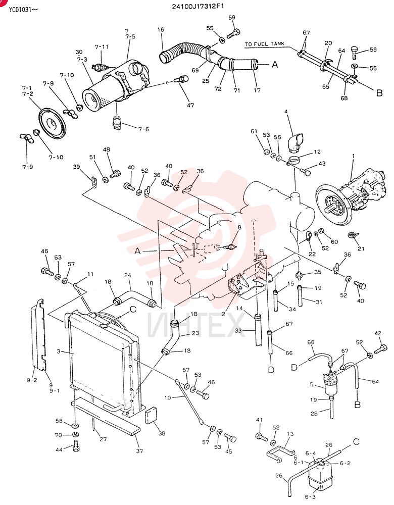 POWER PLANT, ASSY 24100J17312F1