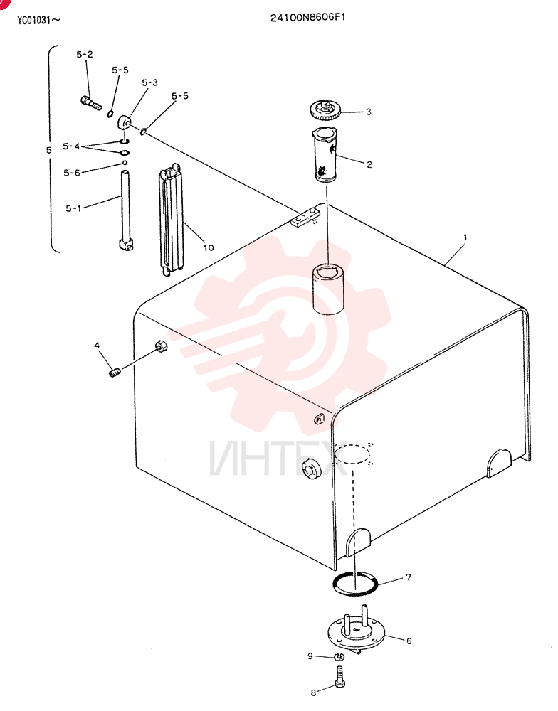 TANK ASSY, FUEL 24100N8606F1