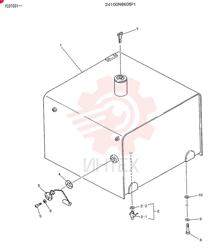 TANK ASSY, FUEL 24100N8605F1
