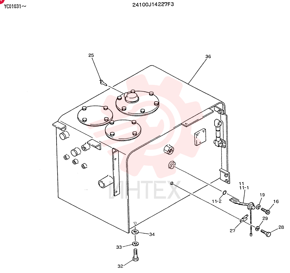 TANK ASSY, HYDR 24100J14227F3