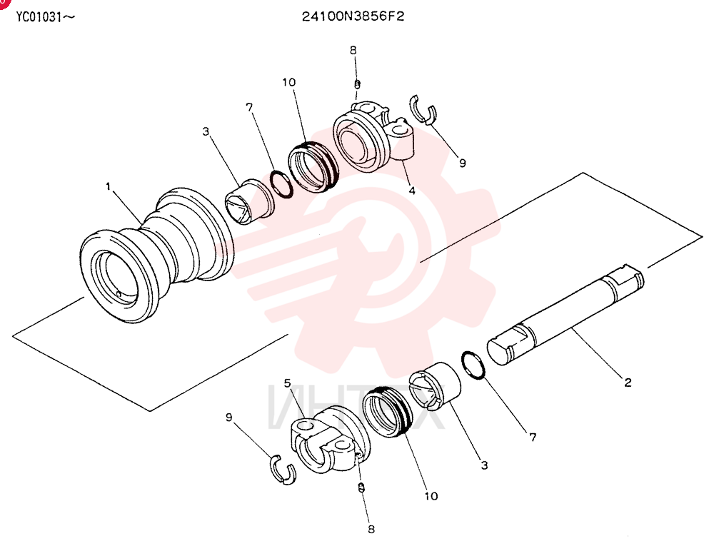 TRACK ROLLER 24100N3856F2