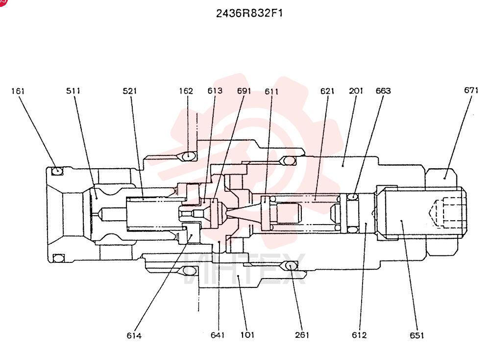 VALVE 2436R832F1