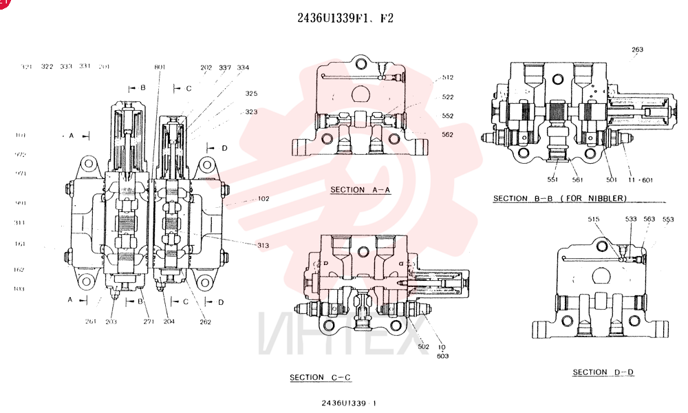 CONTROL VALVE 2436U1339F1