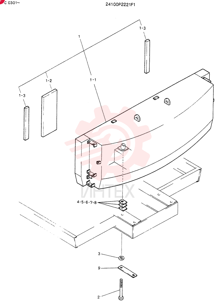 COUNTER-WEIGHT ASSY 24100P2221F1