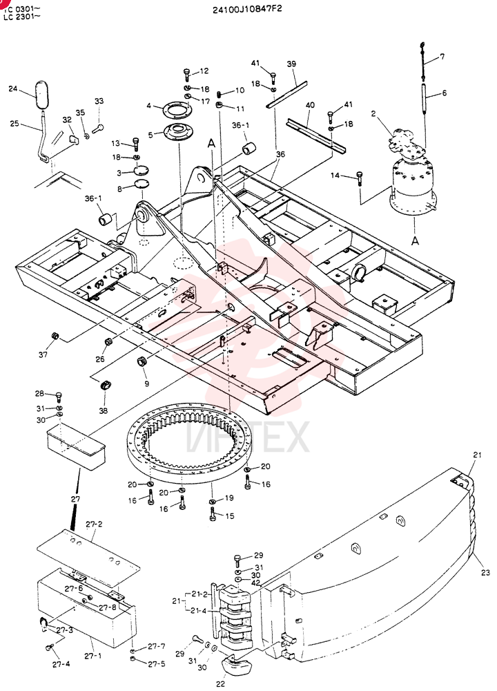 FRAME ASSY, UPP 24100J10847F2