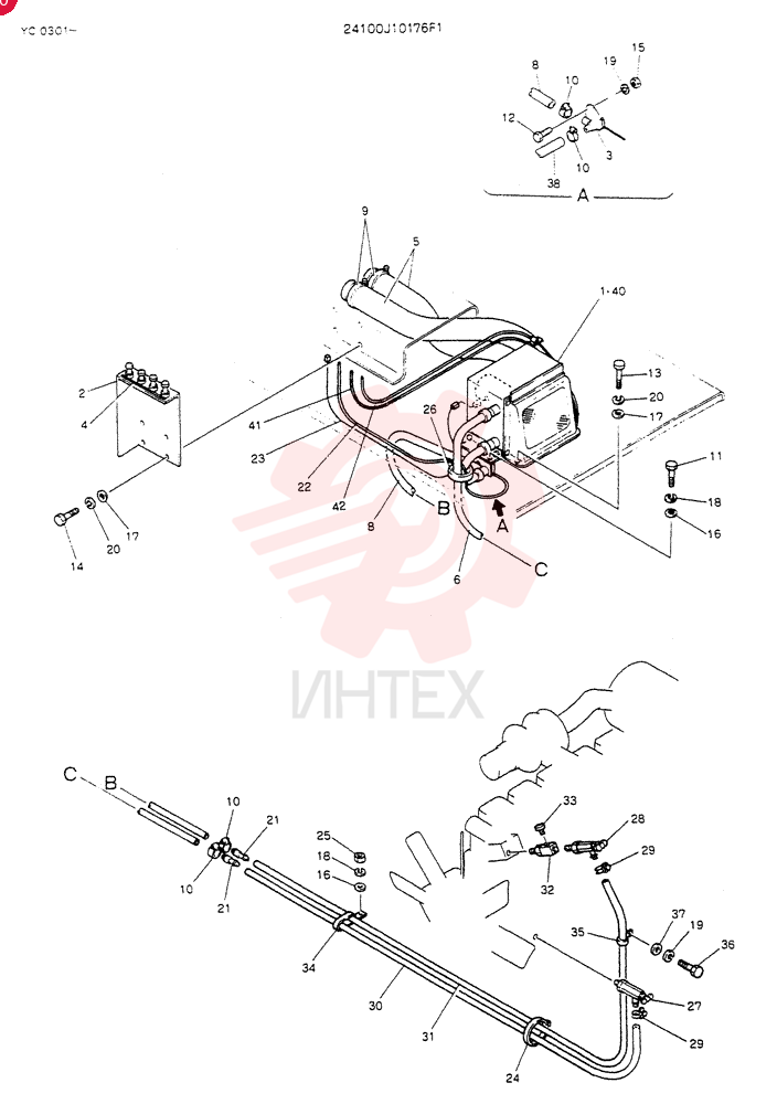 HEATER ASSY 24100J10176F1