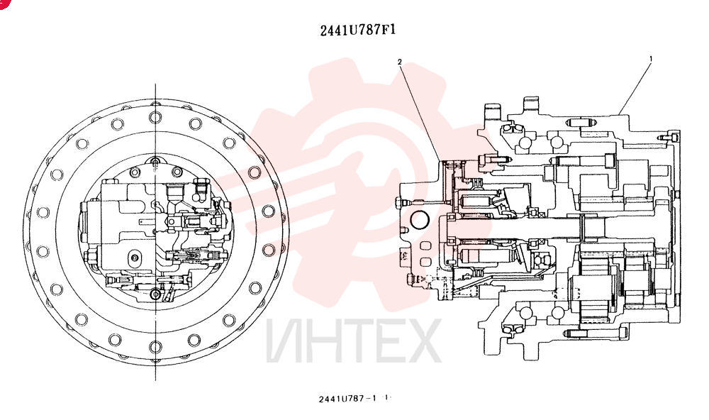 HYDRAULIC MOTOR 2441U787F1
