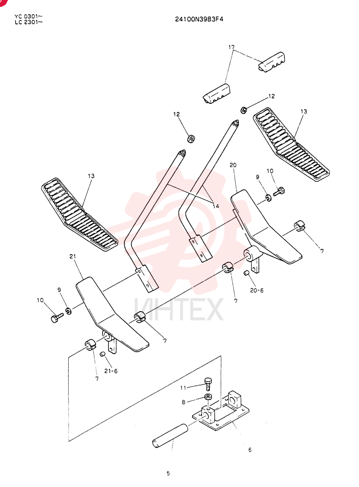 LEVER 24100N3983F4
