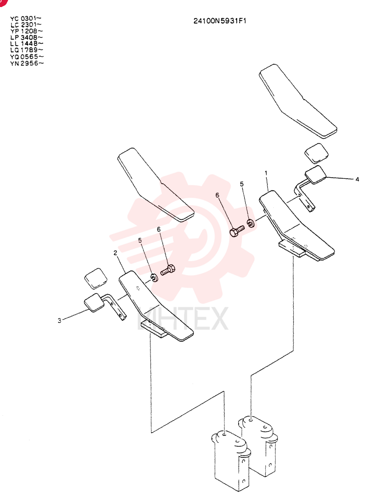 PEDAL ASSY 24100N5931F1