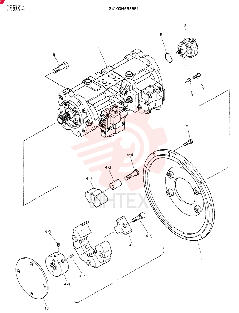 PUMP ASSY, CONNECT 24100N5536F1