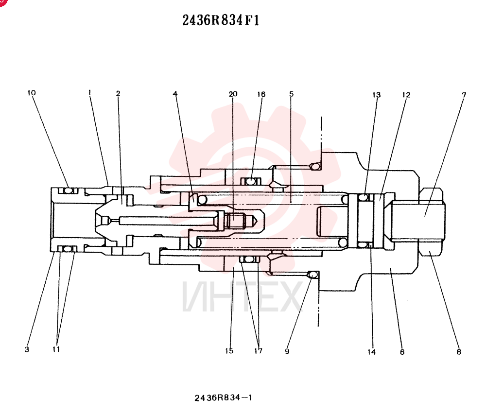 VALVE 2436R834F1