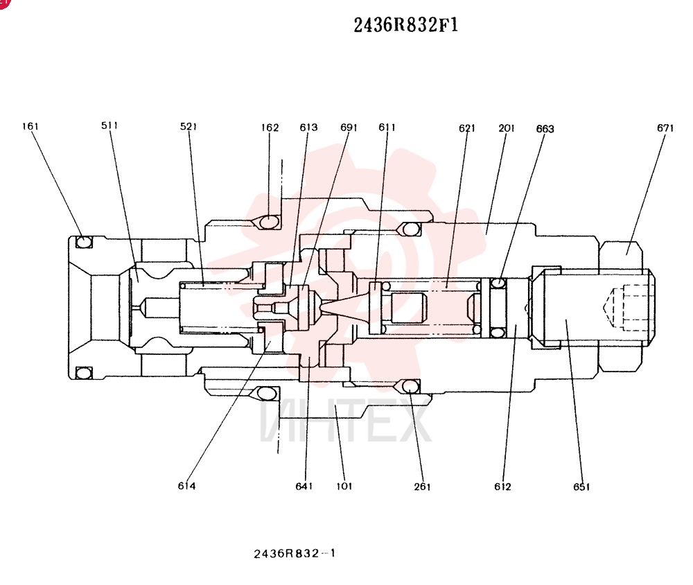 VALVE 2436R832F1