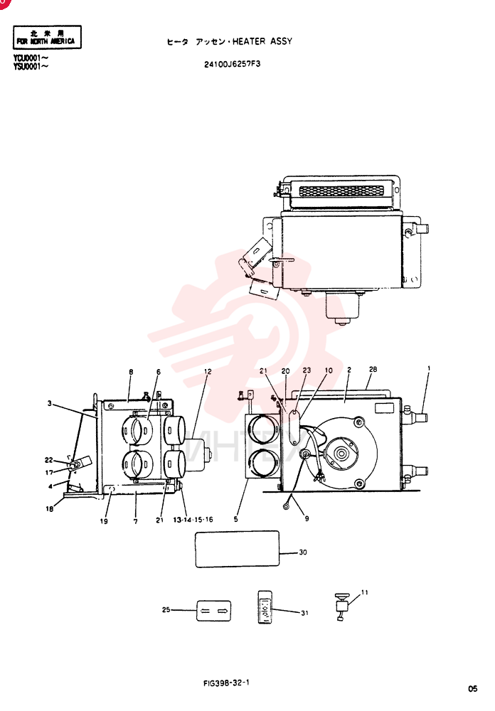 HEATER 24100J6257F3