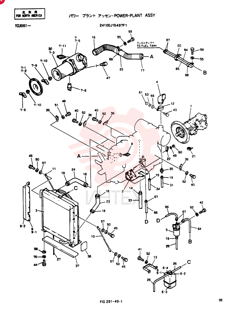 POWER-PLANT ASSY 24100J15497F1