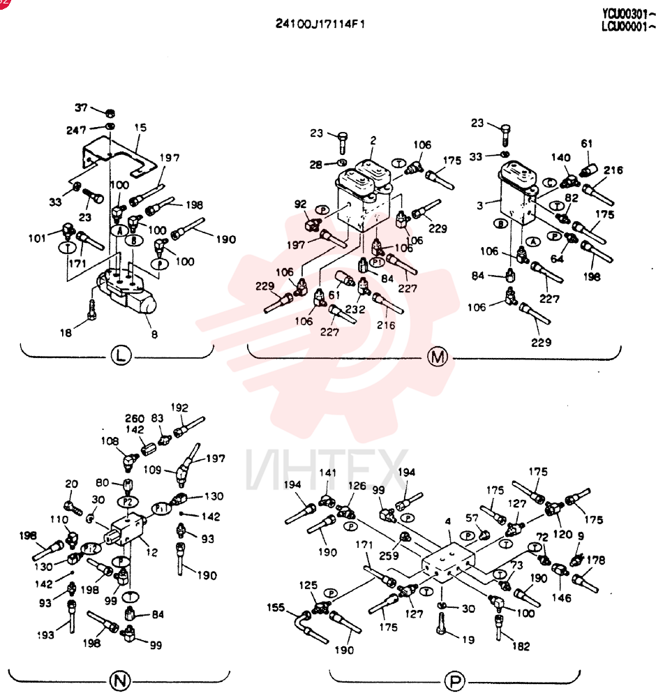 CONTROL LINES, REMOTE 24100J17114F1 (2)