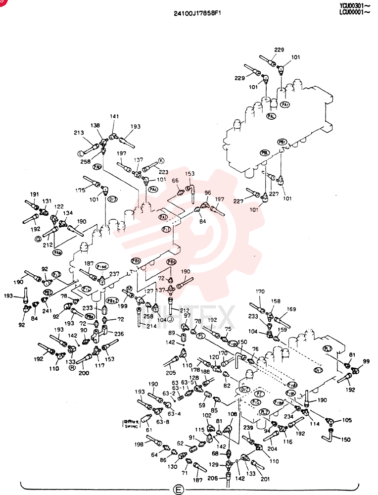 CONTROL LINES, REMOTE 24100J17858F1 (3)